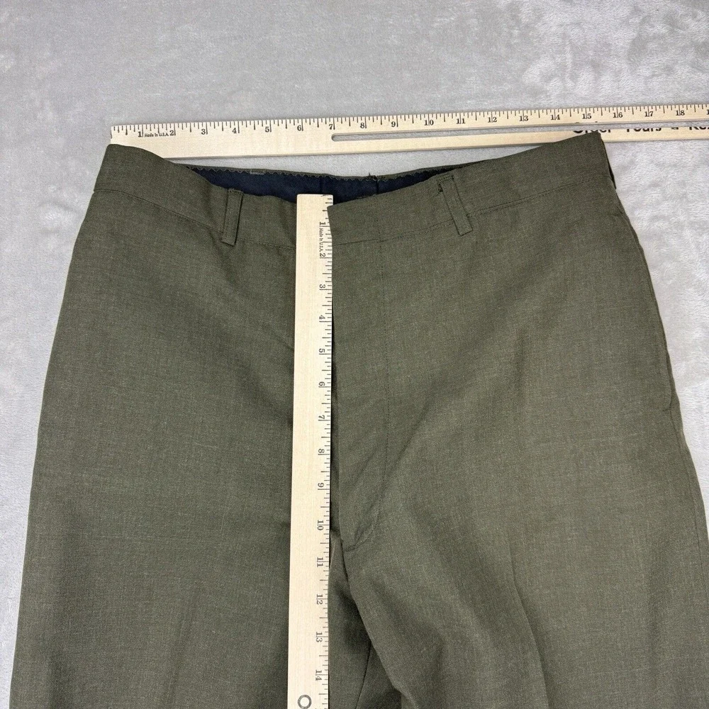 Vtg 70s Vietnam War Era Uniform Mens Wool Blend‎ Tropical Military Coat Trouser